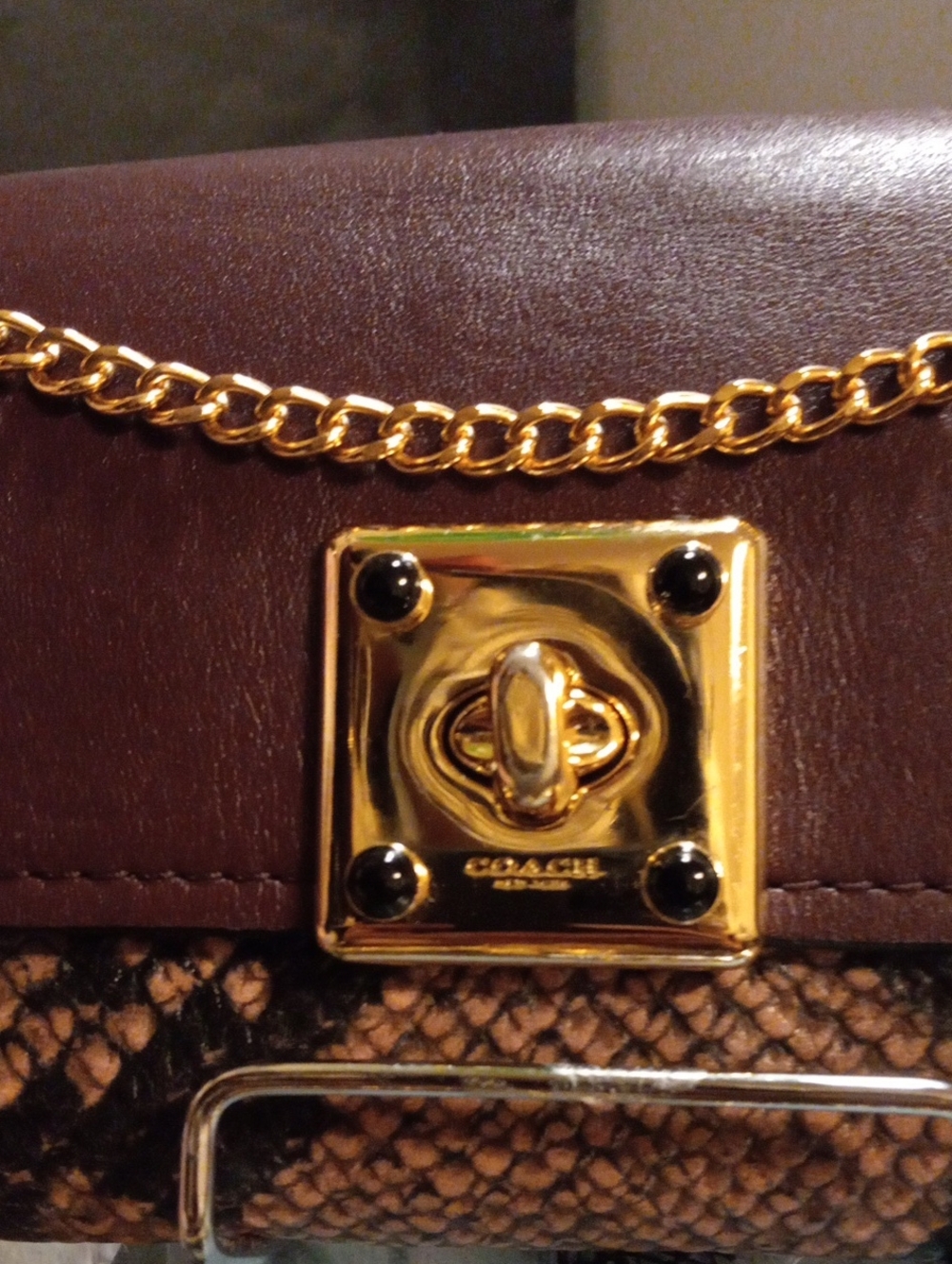 Coach  Drifter Wallet With Chain - Picture 3 of 11